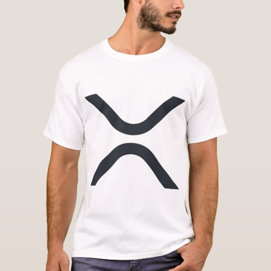 T-shirt Ripple XRP Logo Crypto Blockchain Cryptocurrency (Devant)