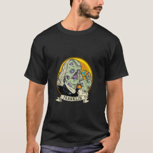 T-shirt Ripple Zombie Dollar Ben Franklin Hodl XRP Cryptoc