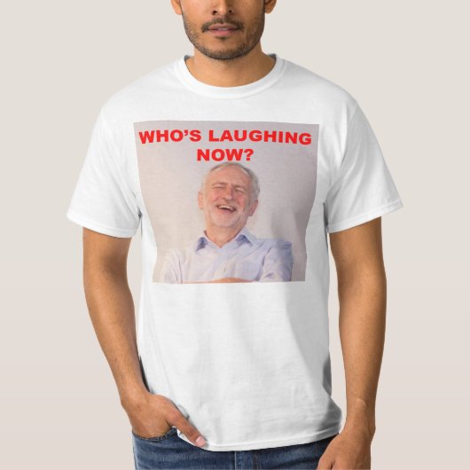 T-shirt Rire de Jeremy Corbyn (Devant)
