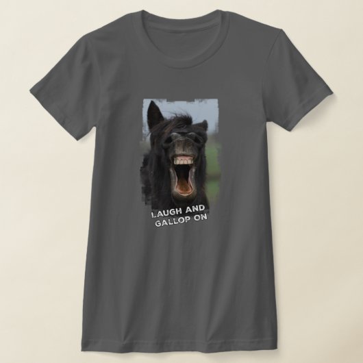 T-shirt Rire et Gallop On (Poser)