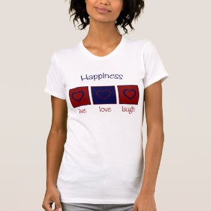 T-shirt Rire vivant d'amour de bonheur
