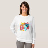 T-shirt "Rires colorées" (Devant entier)
