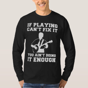 T-shirt Rires Époustouflantes : Si Banjo Ne Peut Pas Le Co