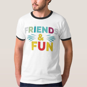 T-shirt Rires garanties - Multicolor "Friends & Fun"