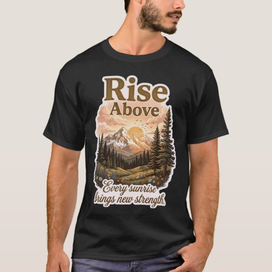 T-Shirt Rise Above Adventure (Devant)