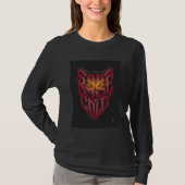 T-shirt Rise Bold Wolf Typographie Manches Longues (Devant)