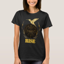 T-Shirt RISE Golden Phoenix pour l'autonomisation