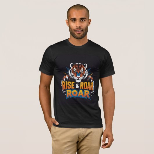 T-shirt Rise & Roar - Tigre (Devant entier)