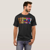 T-shirt Rise Together Black Pride BLM LGBT Raised Fist (Devant entier)