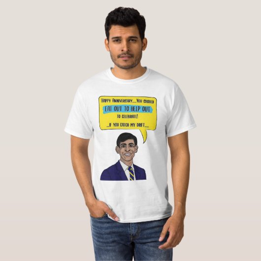 T-shirt Rishi sunak cite (Devant entier)
