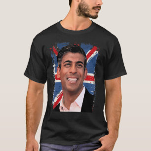 T-shirt Rishi Sunak Premier ministre indien du Royaume-Uni