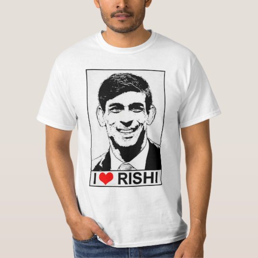 T-shirt Rishi sunak rétro (Devant)