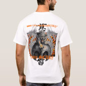 T-shirt Rising Sun Dragon Tiger - Customisé (Dos)
