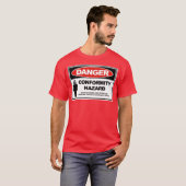 T-shirt risque de conformité (Devant entier)