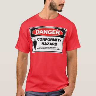 T-shirt risque de conformité