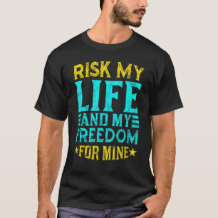 T-shirt Risque Ma Liberté Retro Sports Vintages Athlétisme
