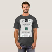 T-shirt Risque. Récompense. Recommencer. - Pro Trader Tee (Devant entier)