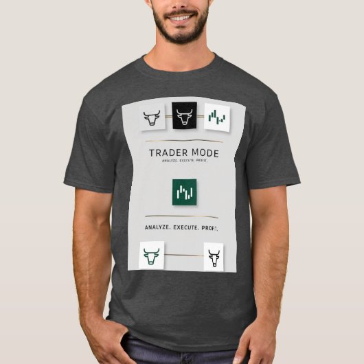 T-shirt Risque. Récompense. Recommencer. - Pro Trader Tee (Devant)