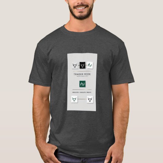 T-shirt Risque. Récompense. Recommencer. - Pro Trader Tee (Devant)