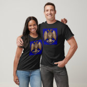 T-shirt Rite écossais bleu royal de 32 degrés (Unisexe)