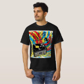 T-shirt Ritmo Retro – Tocadiscos de los 80 (Devant entier)