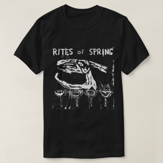T-shirt rituel du groupe de printemps fugazi Classic T-Shi (Design devant)