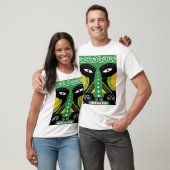 T-shirt Rituel tribal vert (Unisexe)