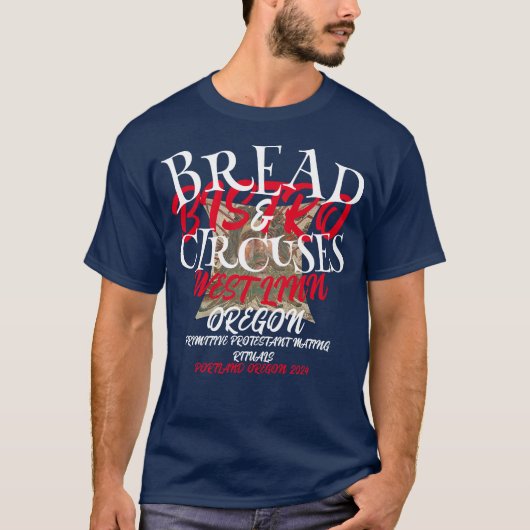 T-SHIRT RITUELS DE MATING PROTESTANTS PRIMITIFS BREAD PORT (Devant)