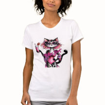 T-shirt Rivah Girl Cat