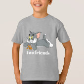 T-shirt Rivaux de dessin classique : Tom rencontre Jerry (Devant)