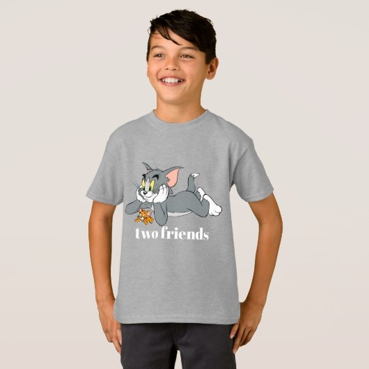 T-shirt Rivaux de dessin classique : Tom rencontre Jerry (Devant entier)