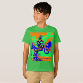 T-shirt River Hopping - Motocross Rider (Devant entier)