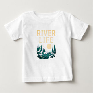 T-shirt River Is Life - Inspiré par la nature