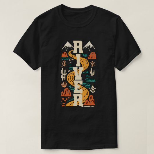 T-shirt River Lover (Design devant)