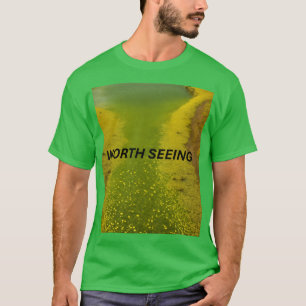 T-shirt "River of Tears : Bold Design on Basic Dark T-Shir