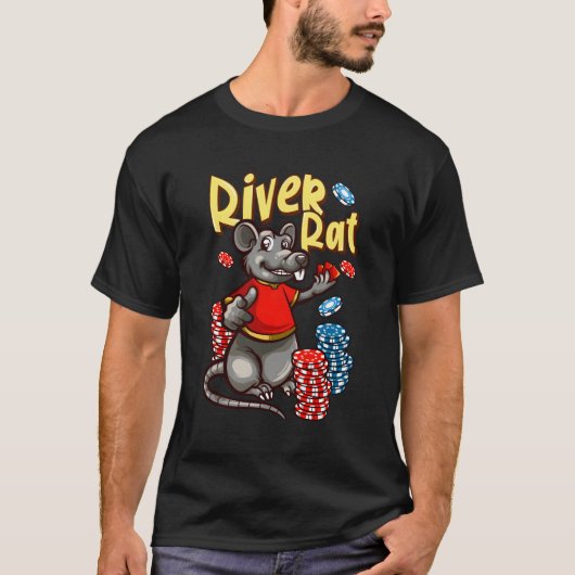 T-shirt River Rat Poker (Devant)