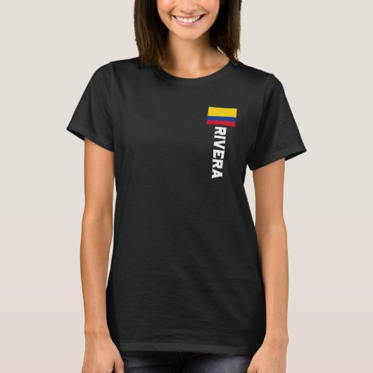 T-shirt Rivera Colombie Pour Hommes, Femmes, Enfants Colom (Devant)