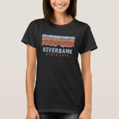 T-shirt Riverbank State Park New York Retro Cool (Devant)