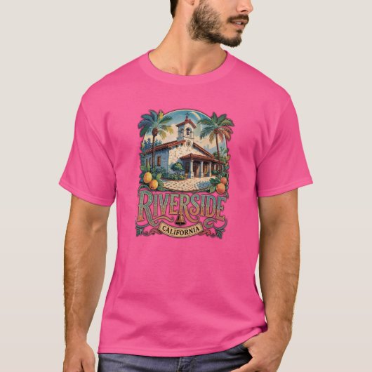 T-shirt Riverside California (Devant)