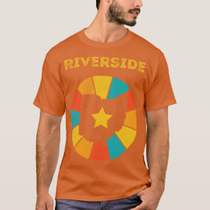 T-shirt Riverside Ohio Vintage Souvenir dénudé 1