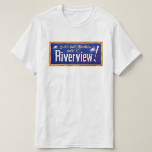 T-shirt Riverview Amusement Park, Chicago, Illinois (Design devant)