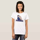 T-shirt rivètre féministe (Devant entier)