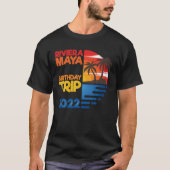 T-shirt Riviera Maya Voyage d'anniversaire 2022 Matchig Gr (Devant)