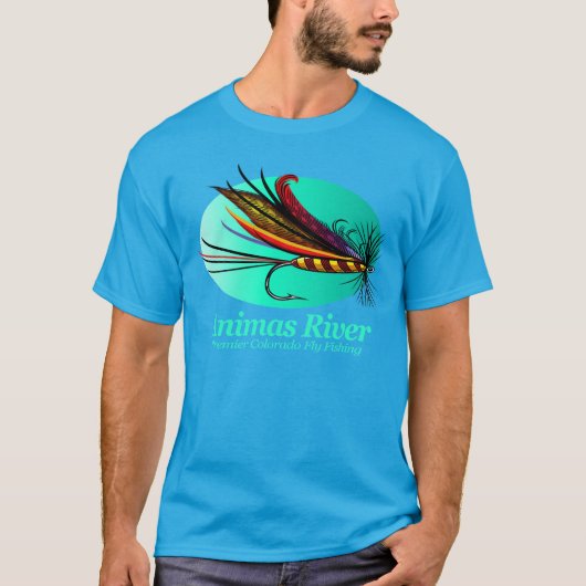T-shirt Rivière Animas (mouche) (Devant)