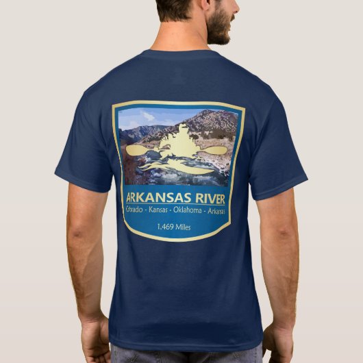 T-shirt Rivière Arkansas (PFK) (Dos)