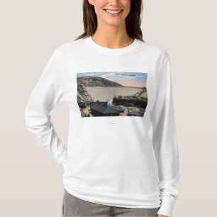 T-shirt Rivière de Boise et grand barrage de roche de