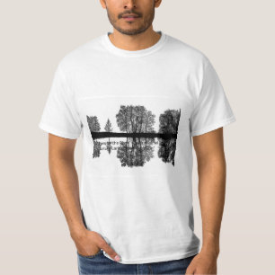 T-shirt Rivière de la forêt noire Art - Nature mystérieuse