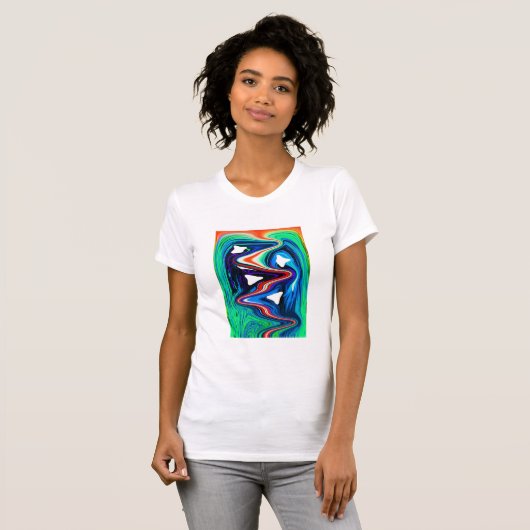 T-shirt Rivière de la vie (Devant entier)