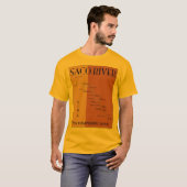 T-shirt Rivière de Saco (Devant entier)