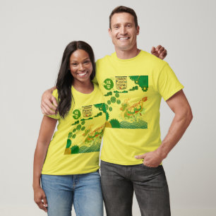T-shirt Rivière des Dragons Ascendants jaune
